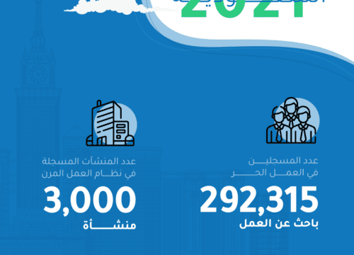 إحصائيات وظائف العمل المرن في السعودية